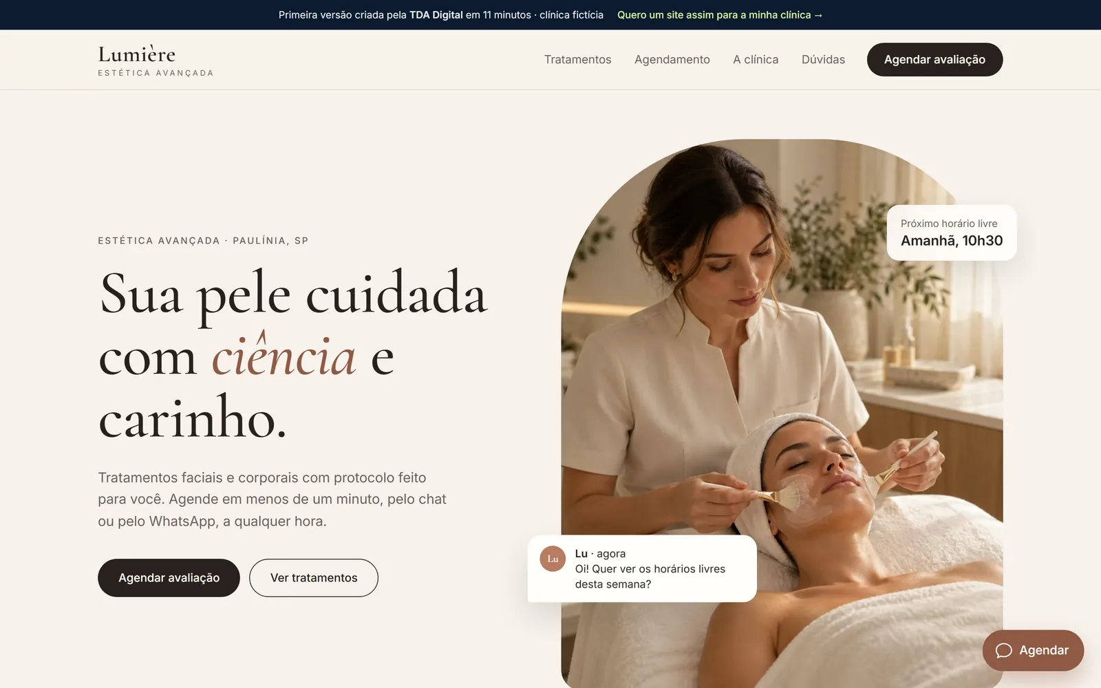 Demo Lumière da TDA